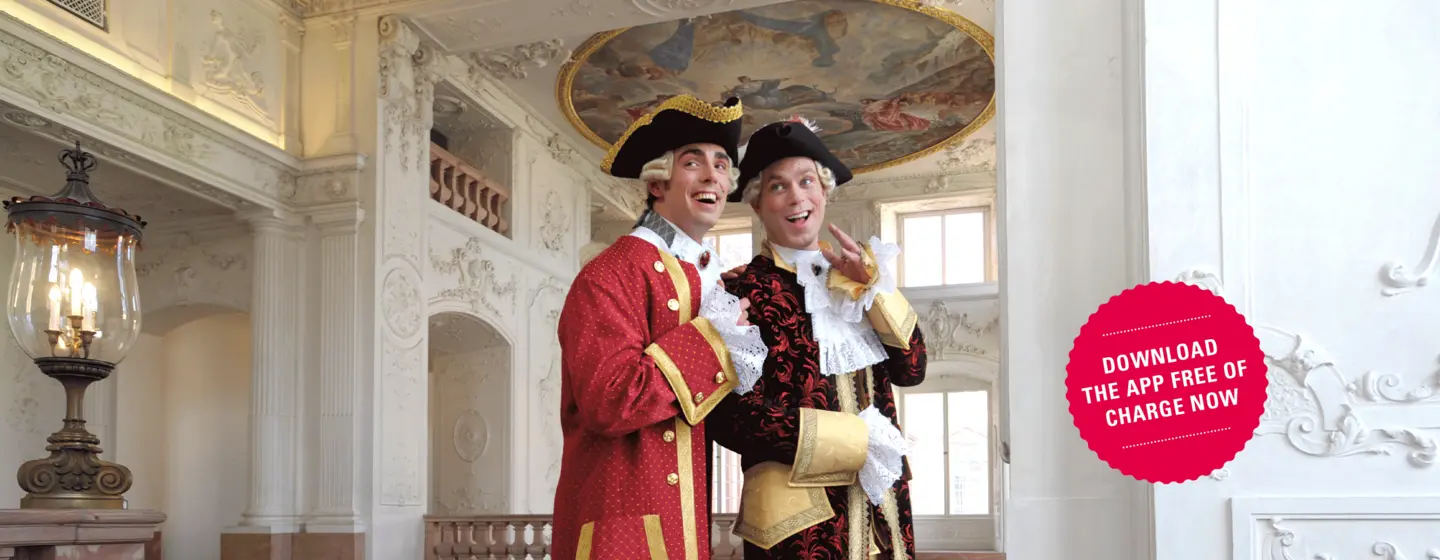 Photo: Staatliche Schlösser und Gärten Baden-Württemberg, Niels Schubert Mannheim Baroque Palace, costumed guides